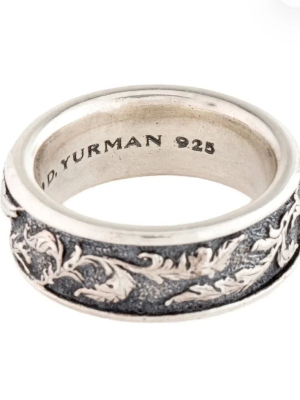 DAVID YURMAN STERLING SILVER 925 PETRVS GRIFFIN BAND RING